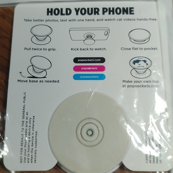 Hostess Cupcake Pop socket for Back of Phone BRAND NEW in package - Picture 5 of 6